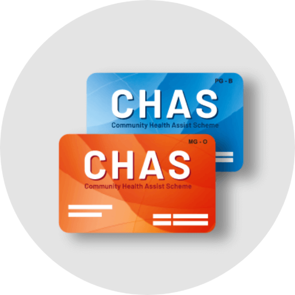 Charazoi Medical Clinic CHAS Blue and Orange